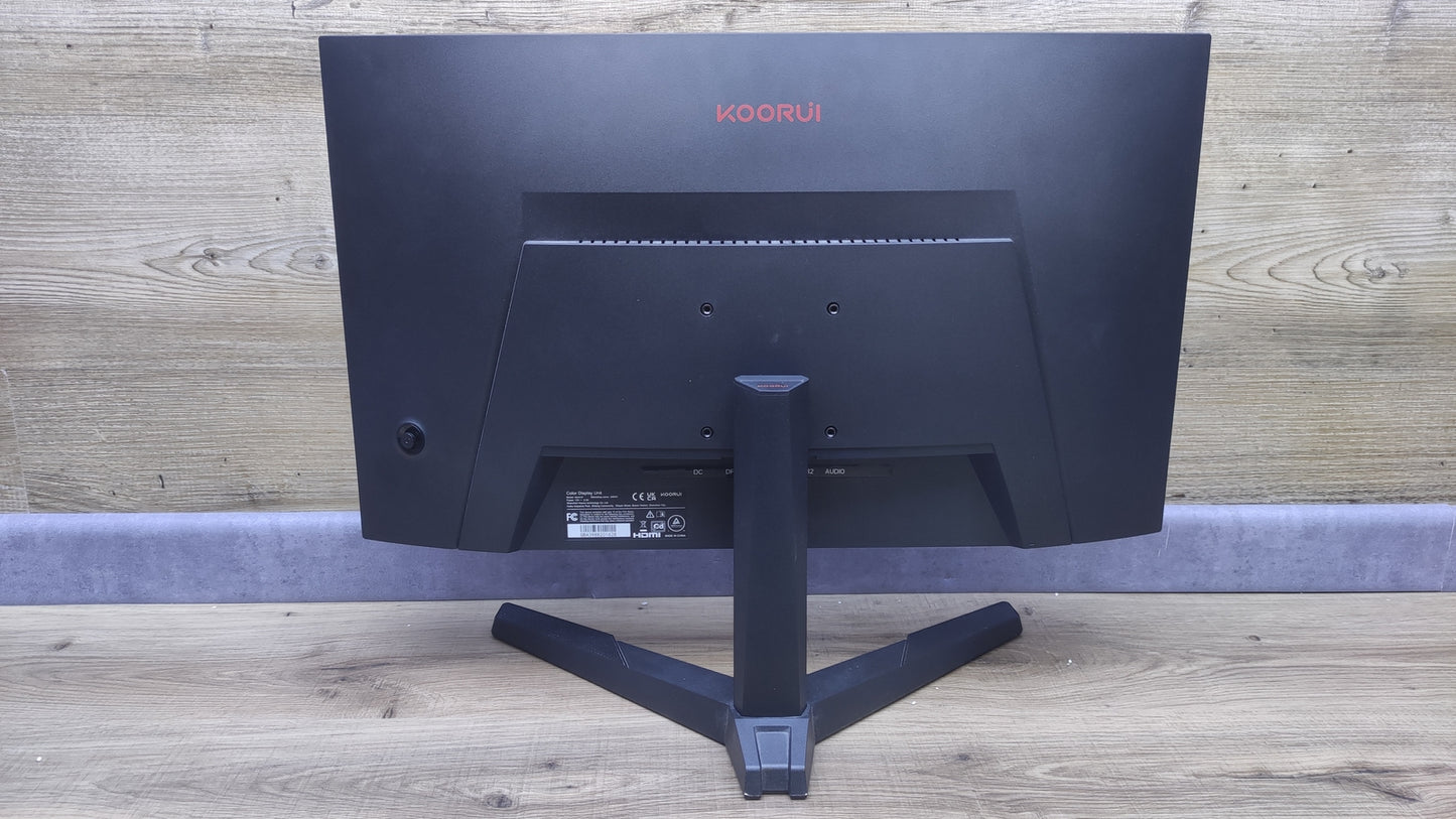 KOORUI 24E6C Gaming Monitor 24" FHD 1920x1080 HDMI DP Adaptive Sync 165Hz 4ms