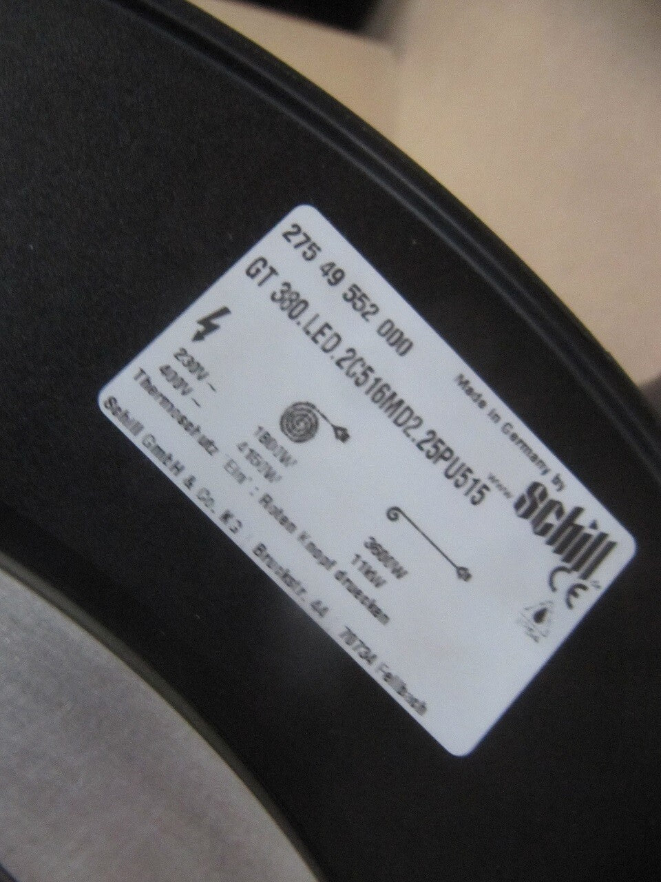 Schill Kabeltrommel Verlängerung, GT380.LED.2C516MD2.2, Y10059