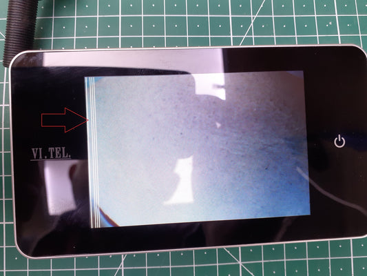 TELESE E0378-12 Digitaler Türspion, Silber, I13629