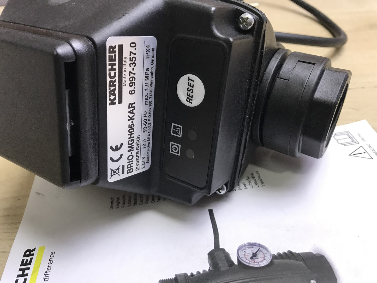 Kärcher 6.997-357.0 electronic pressure switch, I33062