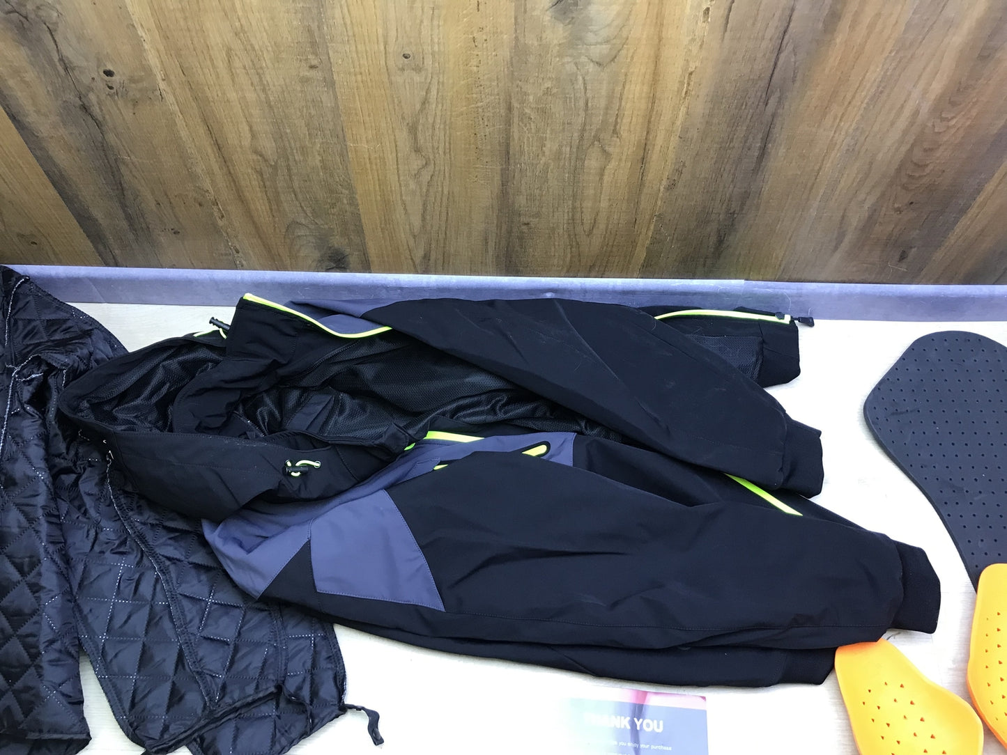 BORLENI Men's Winter Motorcycle Jacket, Size 2XL, with CE Protectors, I30981