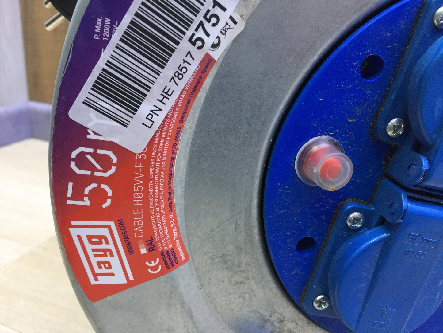 TAYG Kabeltrommel 50m, I25940