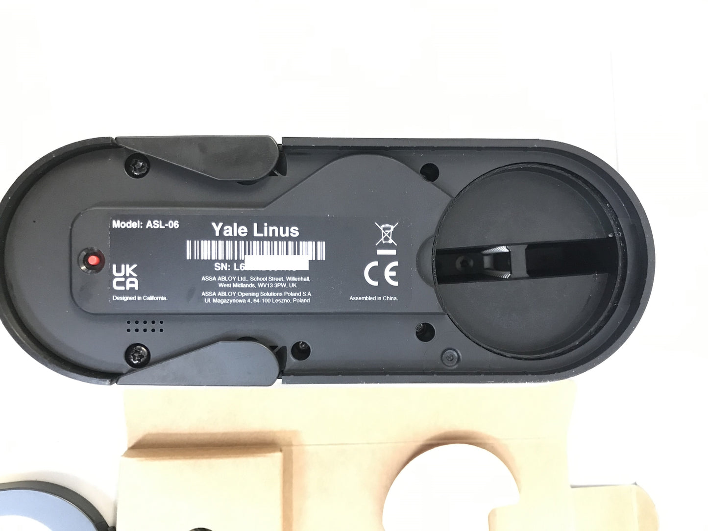 Yale 05/101200/SI Linus Smart Lock 05/101200/SI-Linus Türschloss, silber, I31309