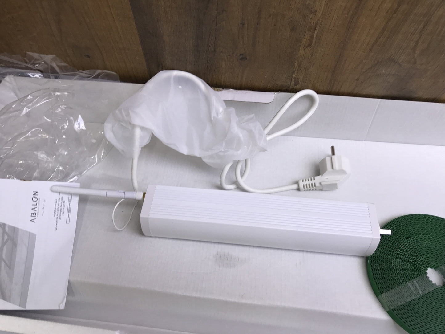 ABALON BCM700D-TY01 Curtain Track, Motorized, White, 1 to 3 m, I31978