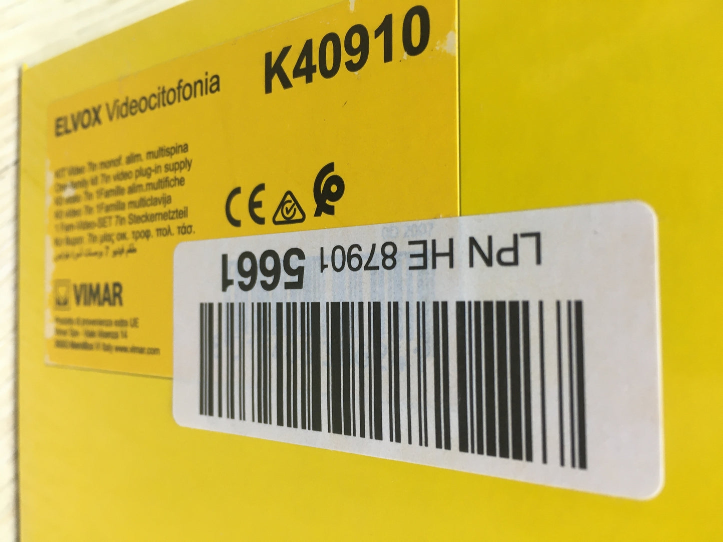 VIMAR ELVOX K40910 Videosprechenalage Set mit Monitor 7 Zoll, I31418