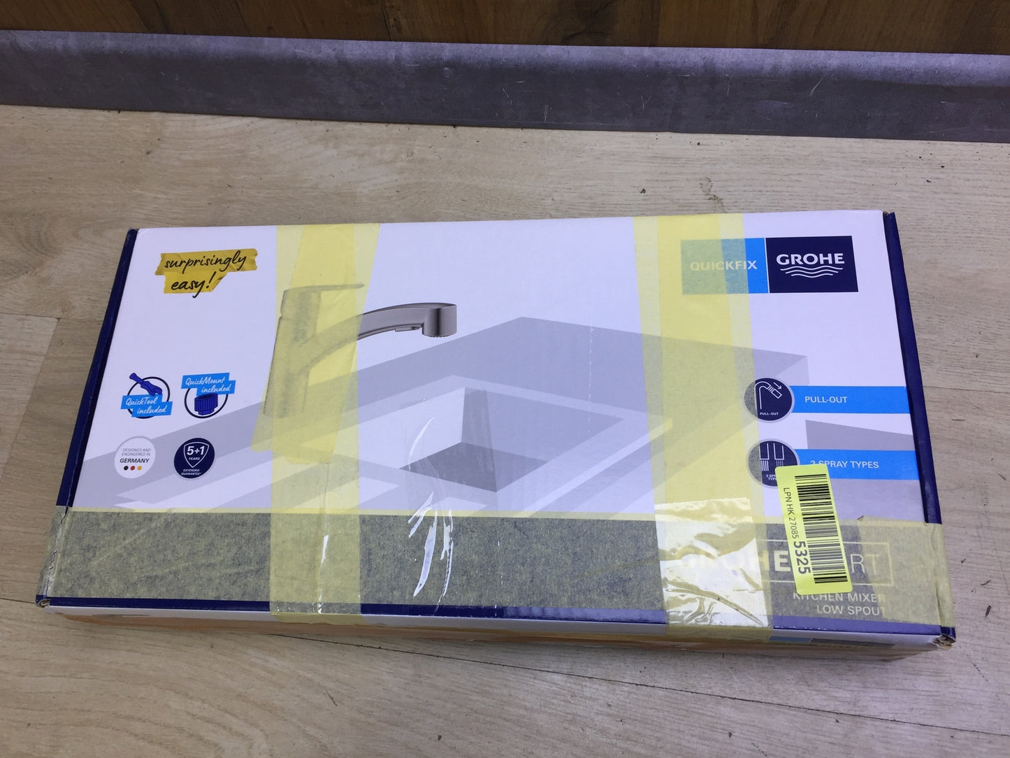 GROHE kitchen faucet with pull-out spray 30531DC1, faucet, I32301