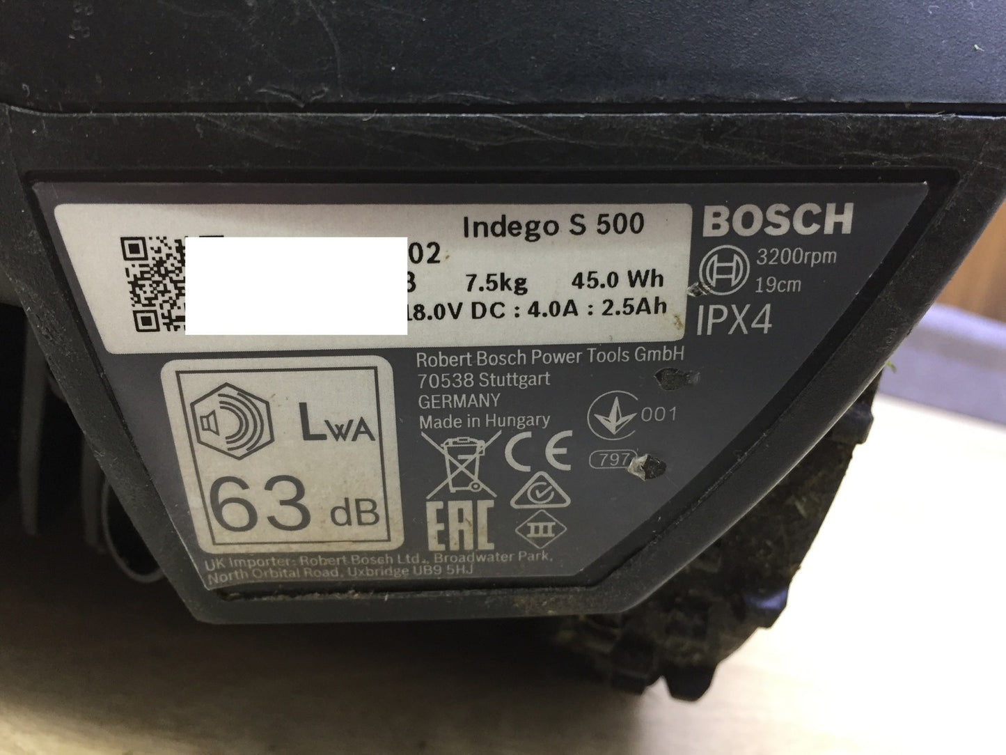 Bosch Mähroboter Indego S 500 für Rasenflächen bis 500 m² I33240