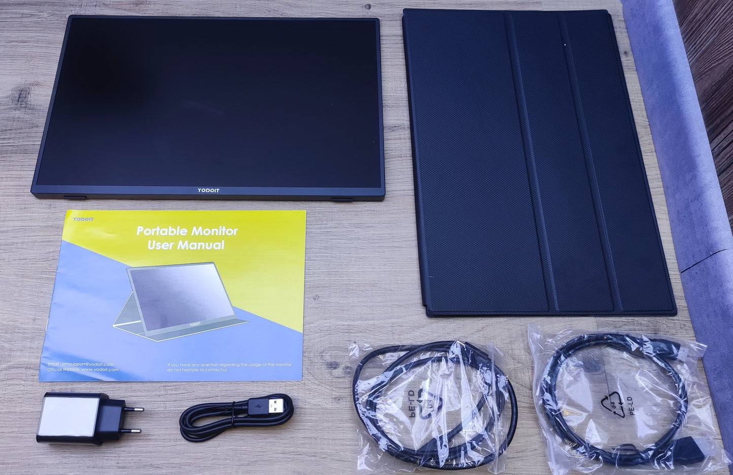 Yodoit PTM16 Tragbarer 2.5K Monitor 16" QHD 2560x1600 IPS Mini-HDMI USB-C 120Hz
