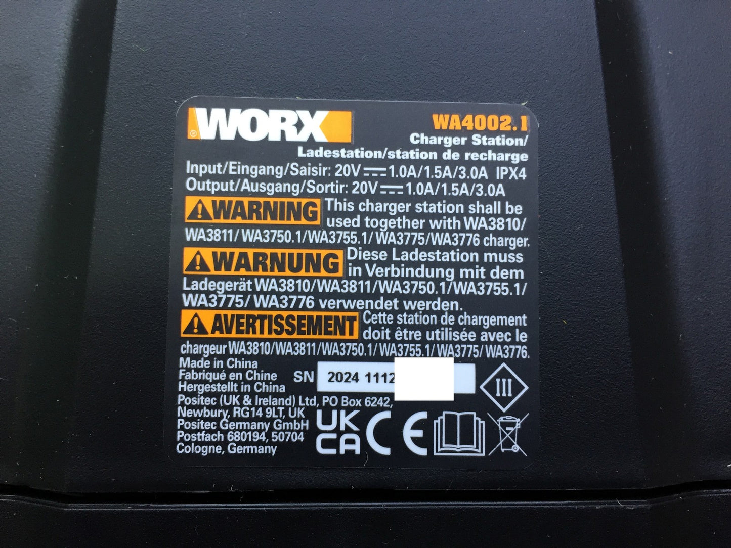 WORX Landroid WR169E Mähroboter mit Begrenzungskabel für Gärten bis 300m² I33691