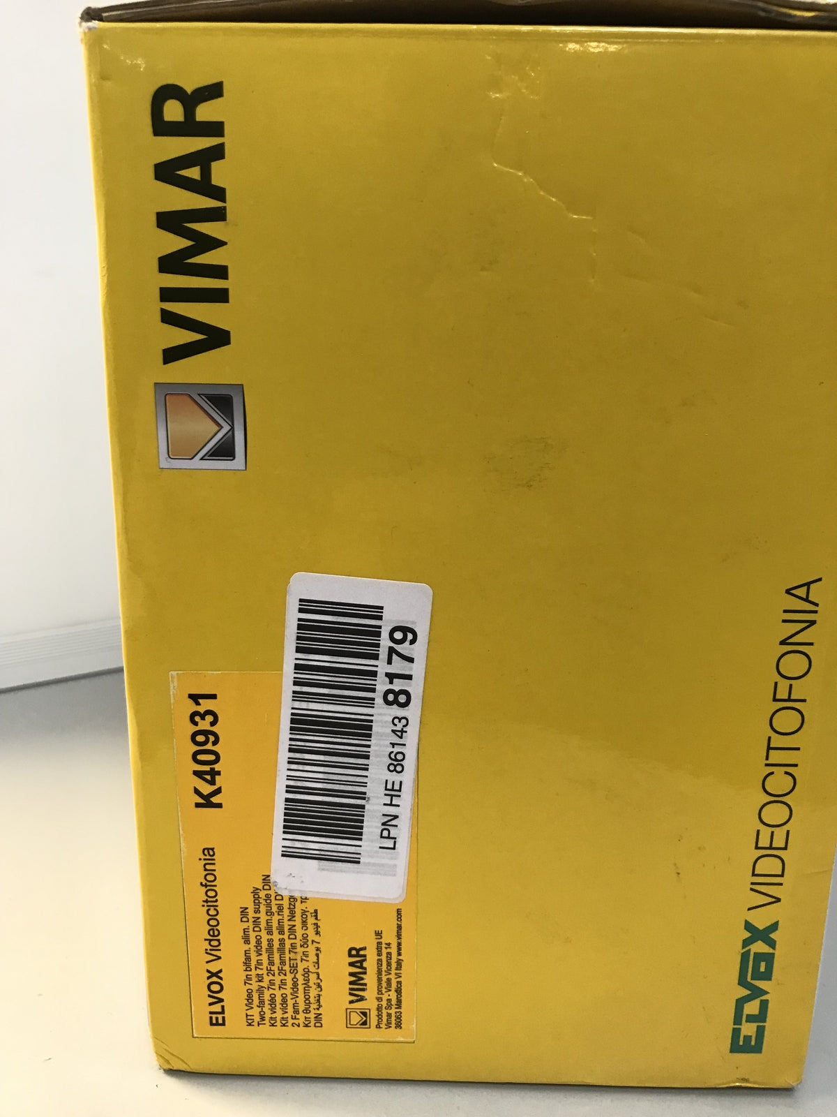 VIMAR K40931 Videosprechenalage Set für 2 Familien, I32271