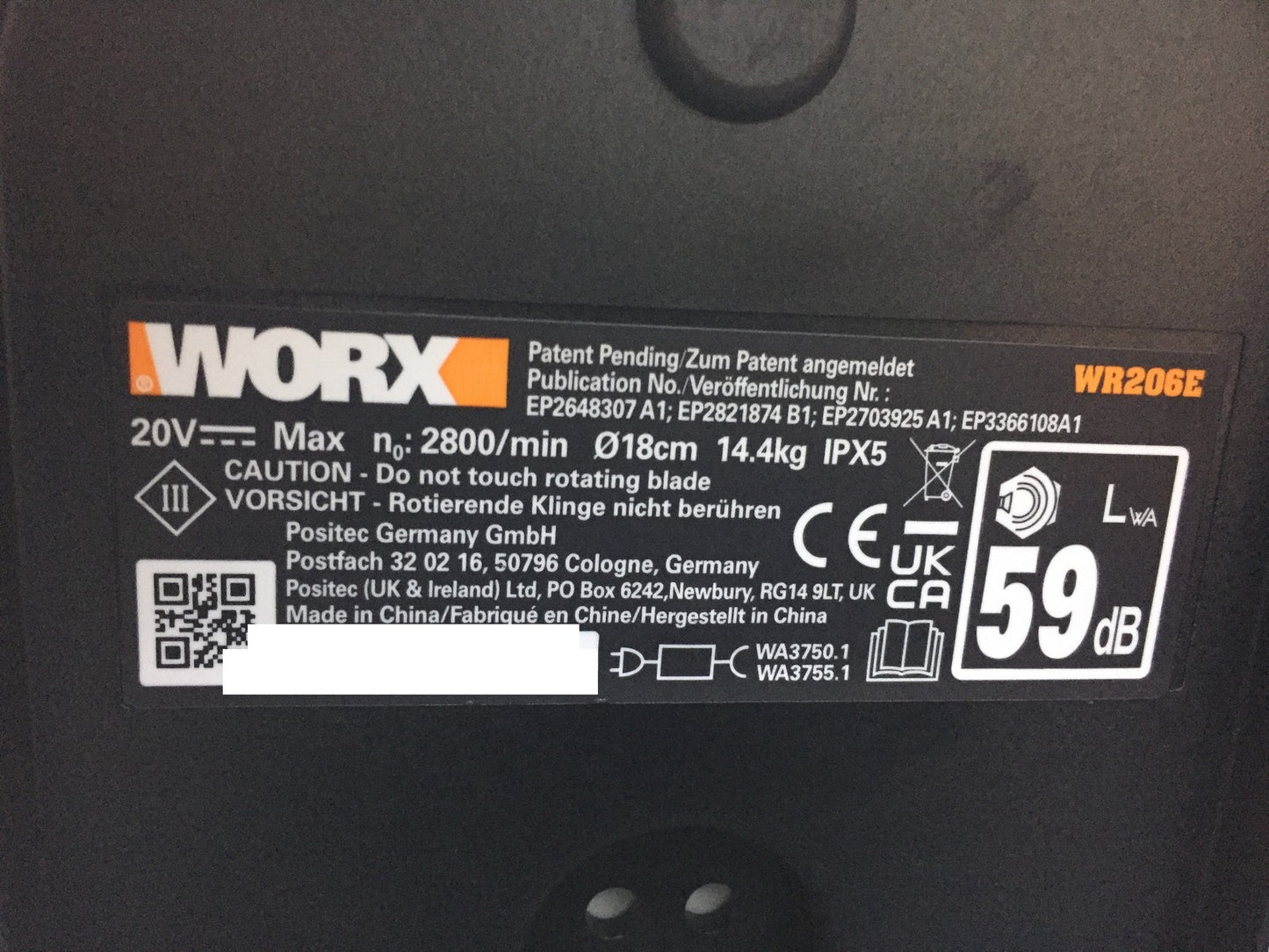 WORX Landroid Vision M600 Mähroboter WR206E, für Gärten bis 600qm, I33583