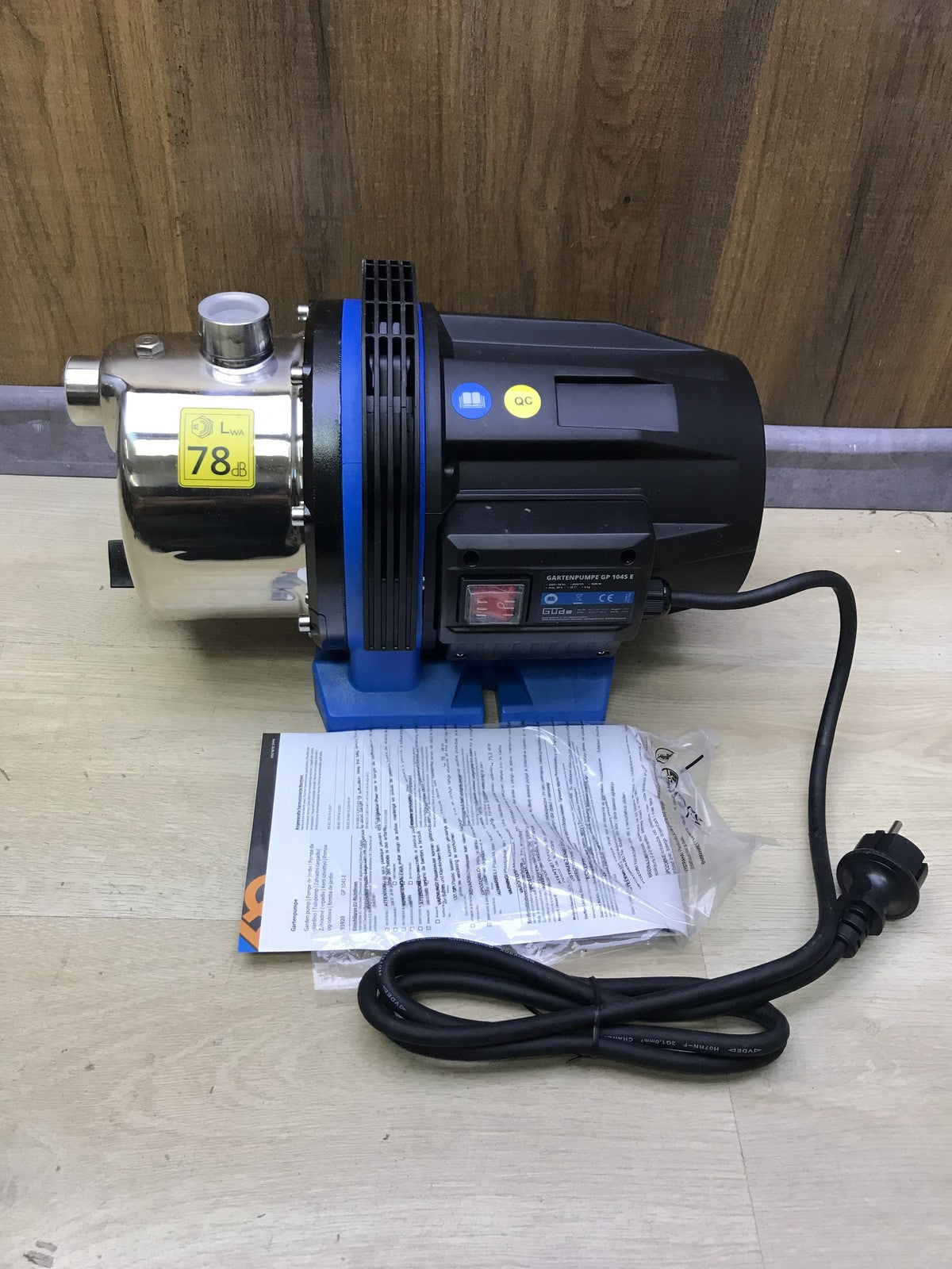 Güde garden pump GP 1045 E (93920), 1000 W, 4500 l/h, I32996