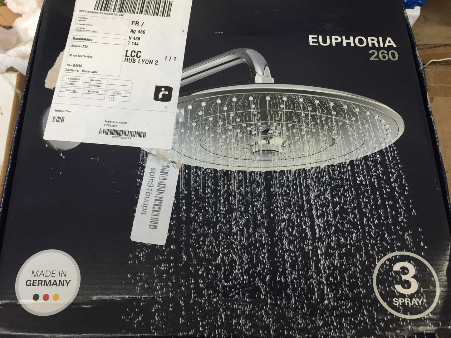 GROHE Euphoria 260 Head Shower Set 26458000, 380 mm, 3 Spray Modes, I31690