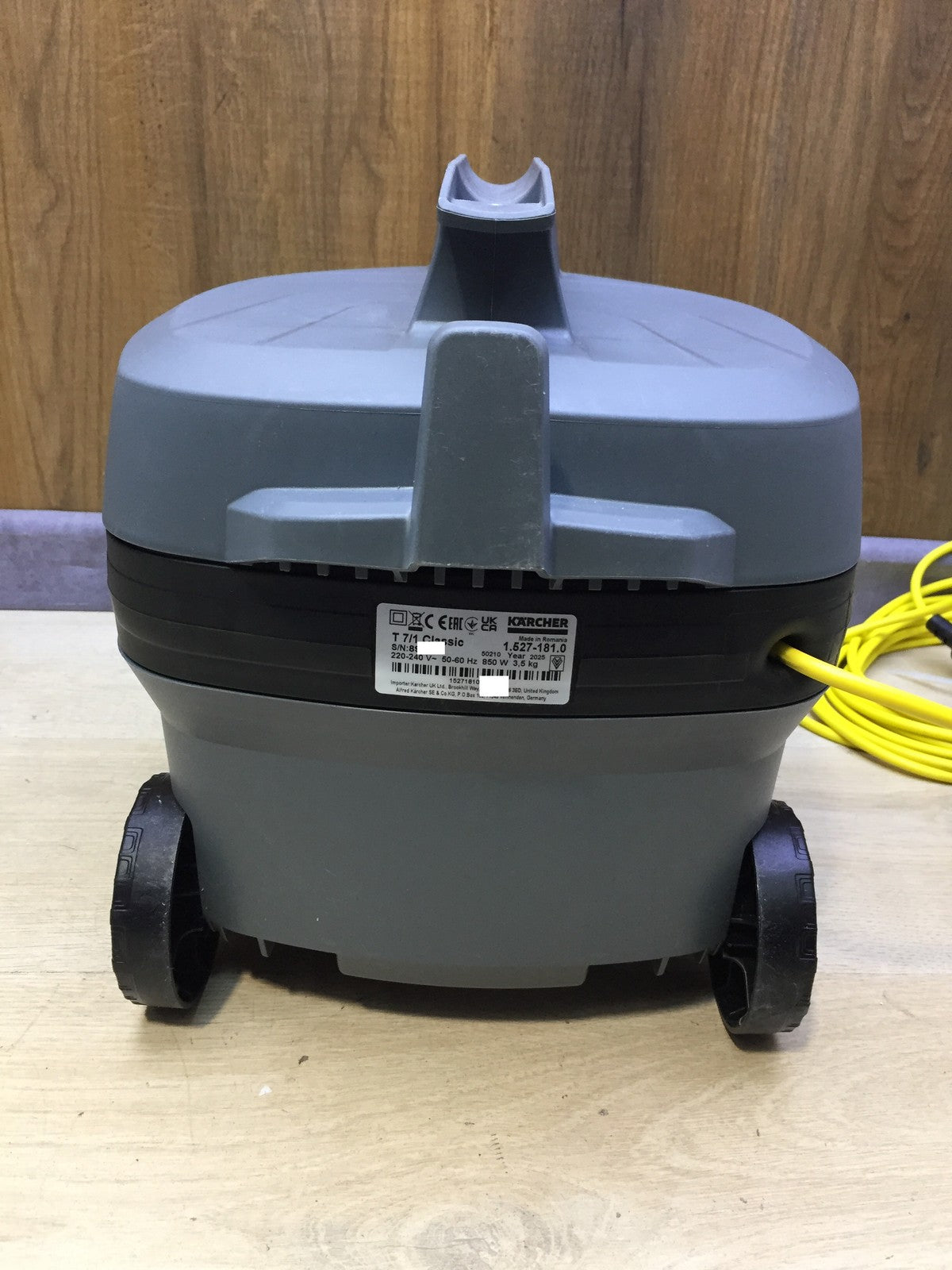 Kärcher T 7/1 Classic dry vacuum cleaner (1.527-181.0), 850W, 7L, I33486