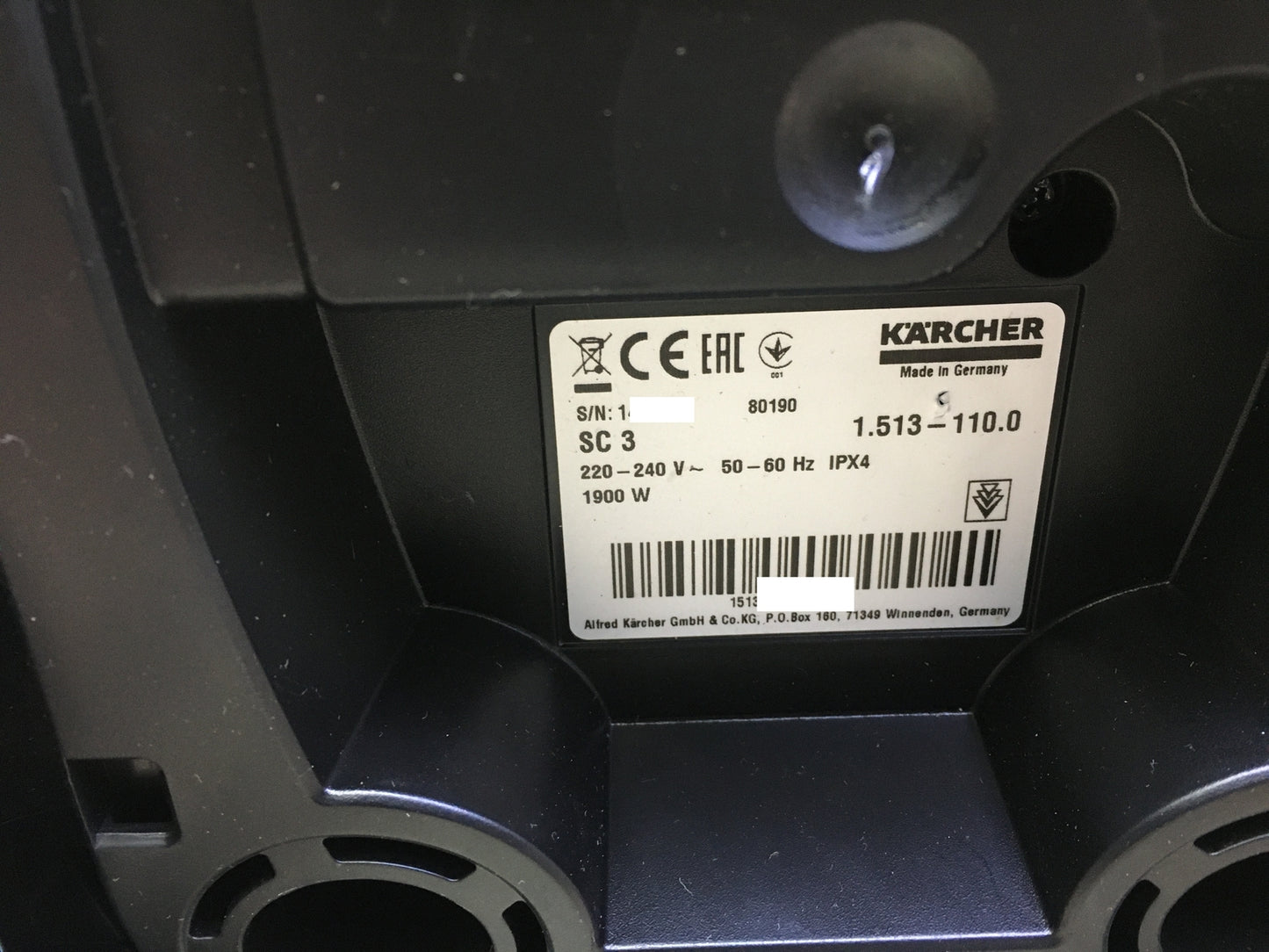 Kärcher SC3 EasyFix Dampfreiniger 1.513-110.0, I31268