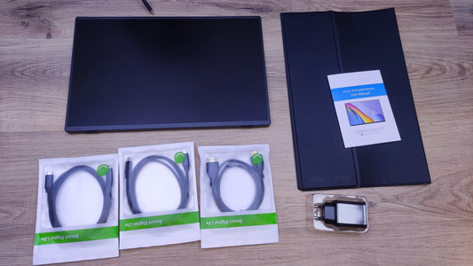 Uperfect Tragbarer Monitor 16" QHD 2560x1600 IPS LCD HDR USB-C HDMI Lautsprecher