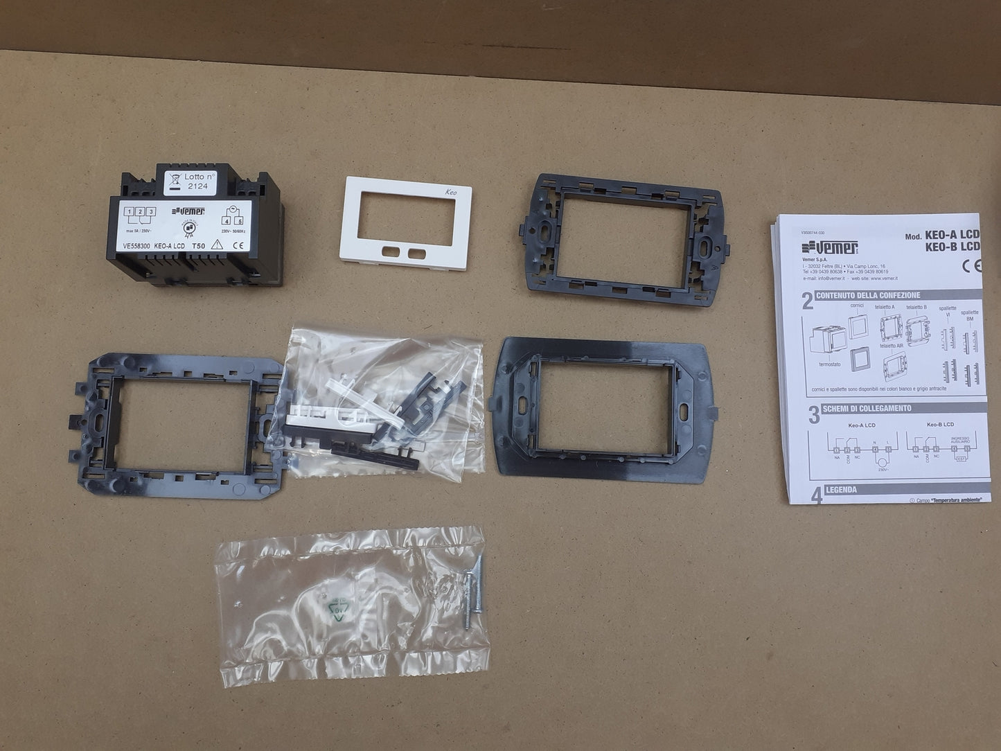 Vemer VE558300 Thermostat, I11431