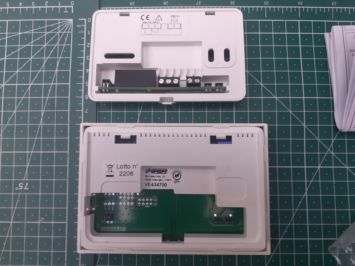 Vemer Thalos Thermostat VE434700 mit Touch-Screen 230 weiß, I15261