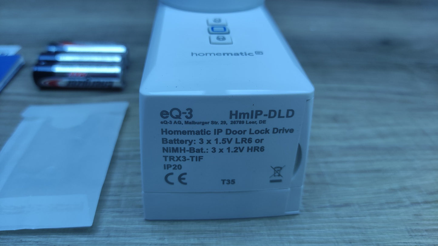 Homematic IP Smart Home HmIP-DLD Türschlossantrieb 154952A0, I33599