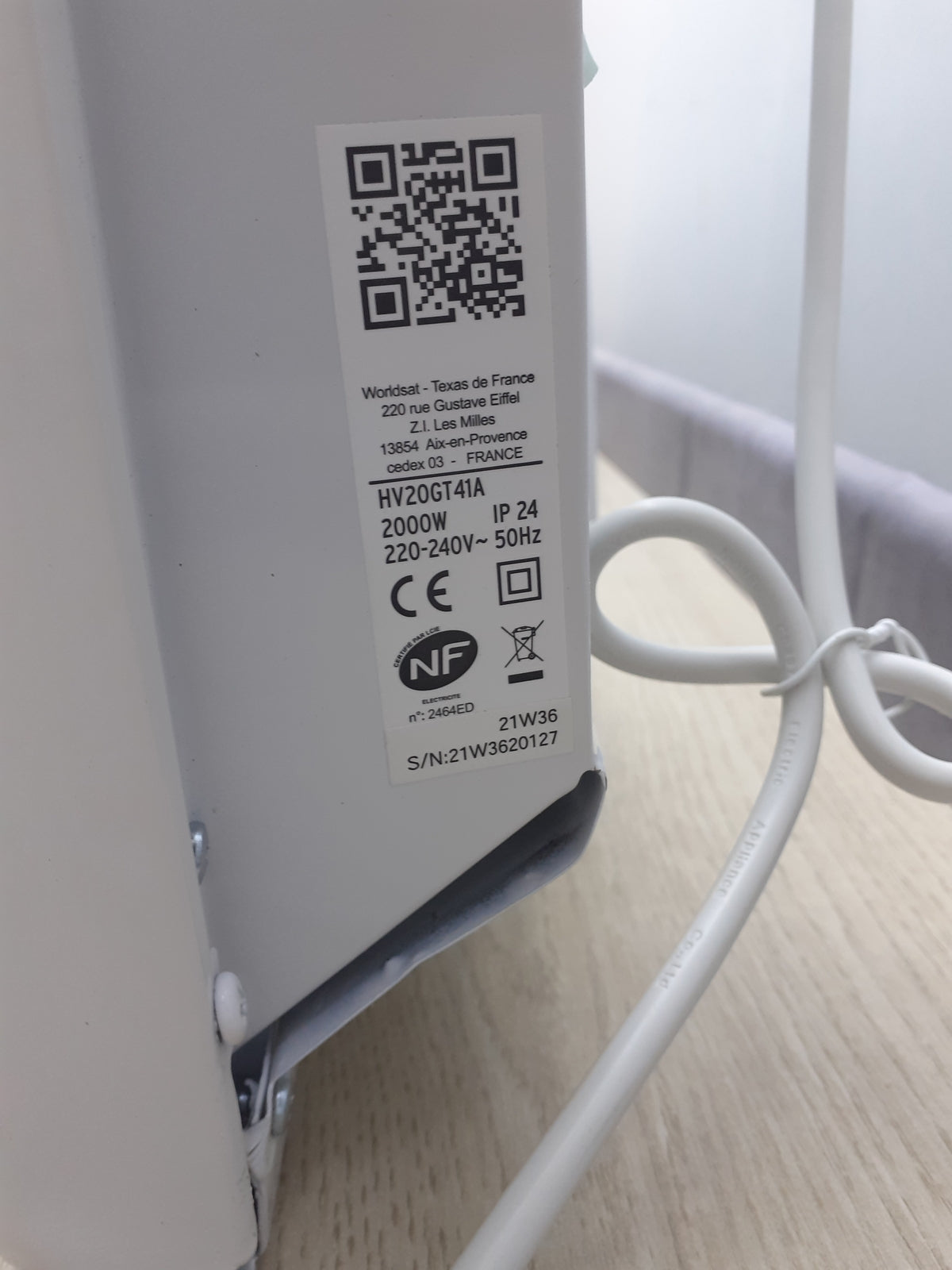 CARRERA HV20GT41A Heizkörper 2000 W, I32852