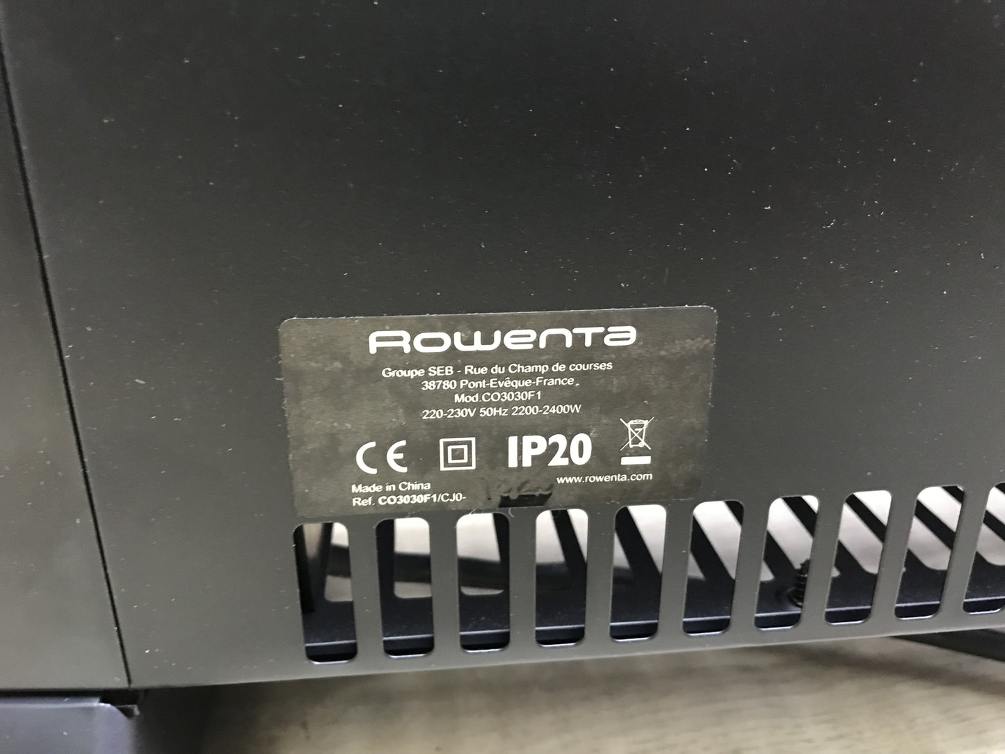 Rowenta Vectissimo CO3030 convection heater 2400 W, I28680