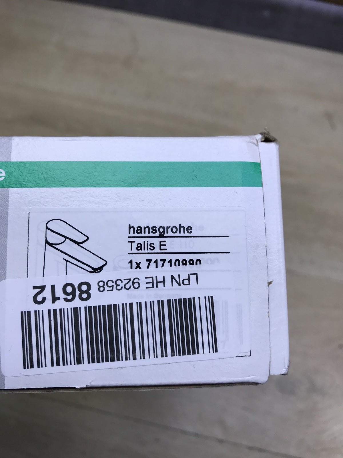 Hansgrohe 71710990 Talis E 110 faucet, Polished Gold Optic, I31603