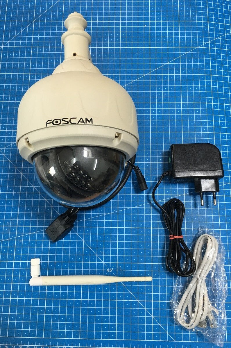 Foscam FI8919W Wireless-LAN Netzwerk Überwachungskamera DEFEKT, D45254