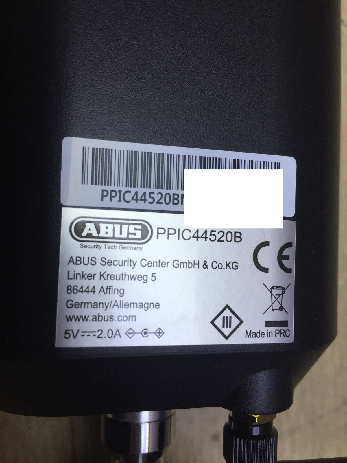 ABUS WLAN surveillance camera PPIC44520 outdoor, black, I31768