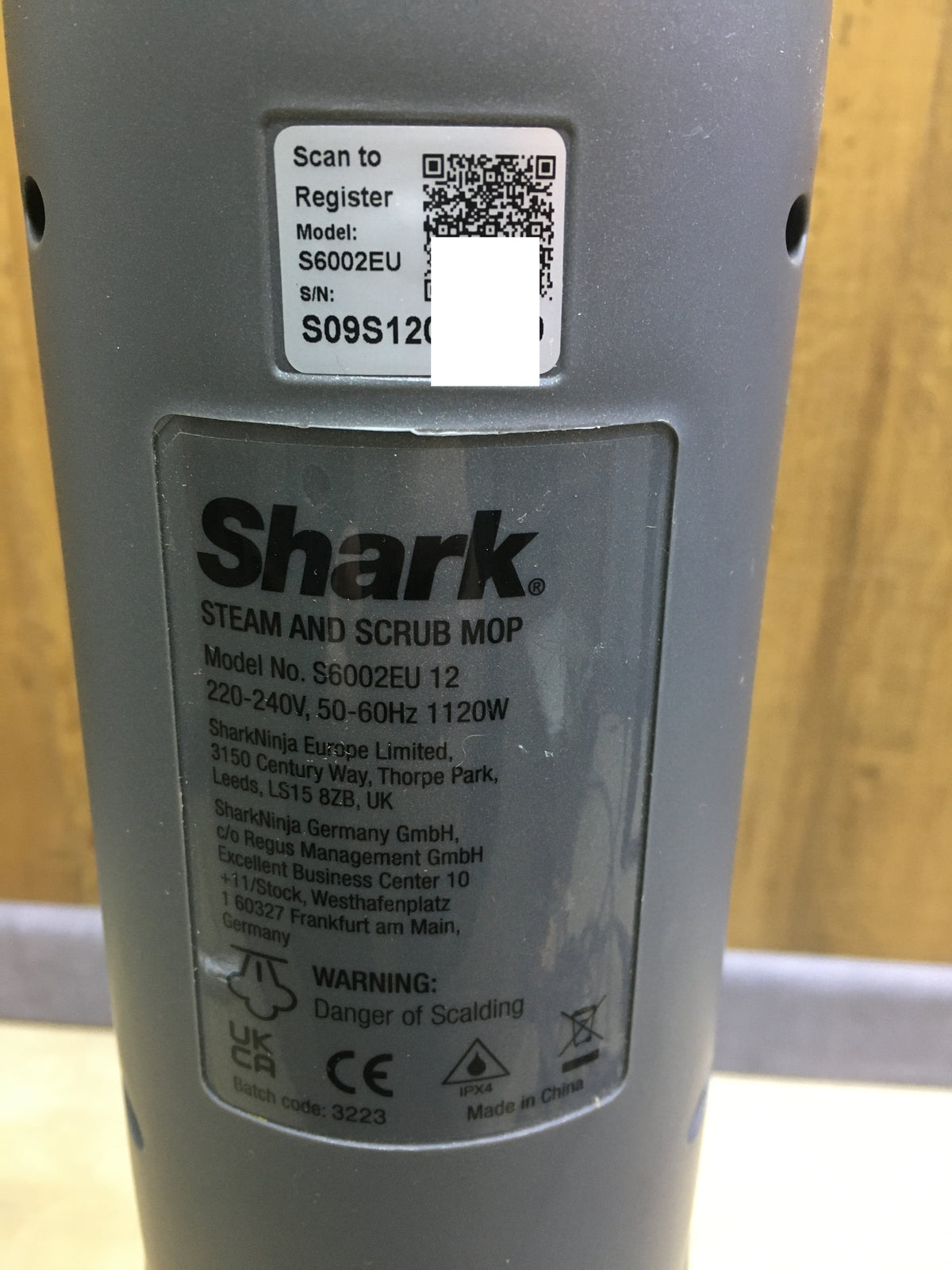 SHARK S6002EU steam cleaner 1120W, I30253