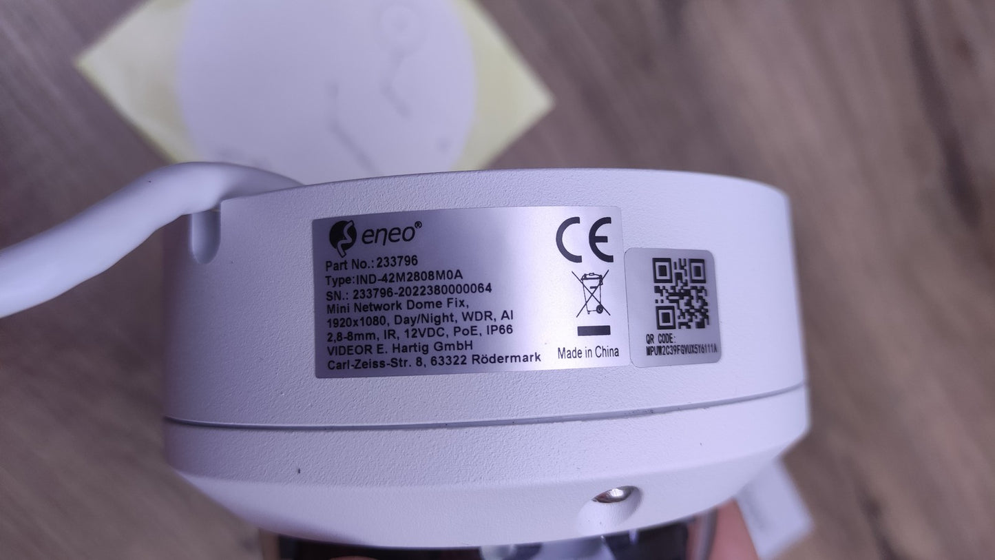 Eneo IND-42M2808M0A IP Dome Überwachungskamera aussen I34370