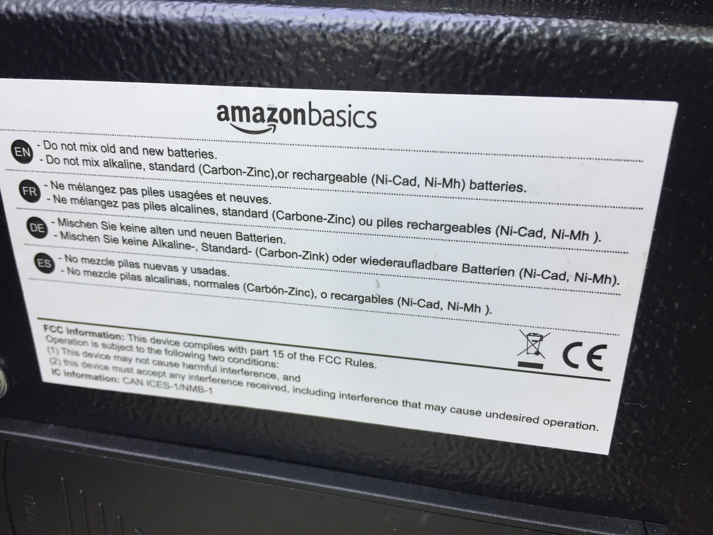 AmazonBasics Tresor 14 l, Schwarz, I17926