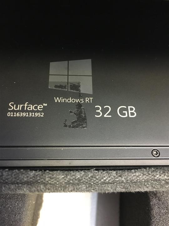 Microsoft Surface RT 32GB 1516 Windows Tablet 10.6" Touch WiFi