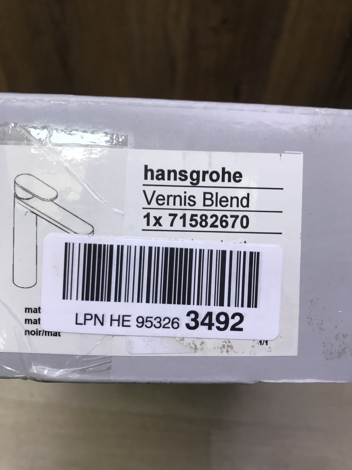 HansgroheVernis Blend bathroom faucet 71582670, with spout height 190 mm, I32995