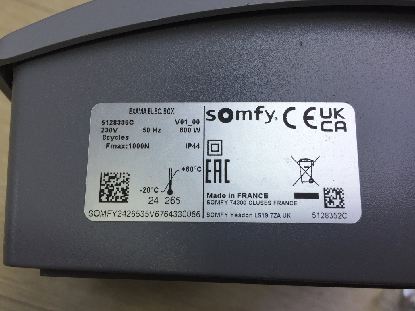Somfy 1241957 Exavia Star Connect Swing Gate Motorization Package, I31749
