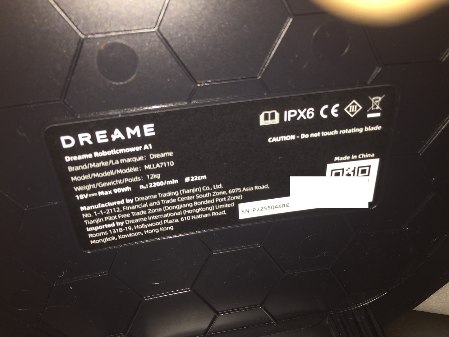 DREAME Intelligent Robotic Lawnmower A1 (MLLA7110), I33470