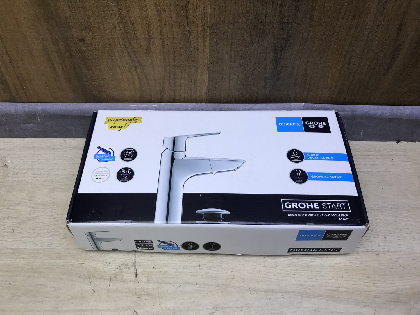 GROHE Start bathroom faucet 24205003, water-saving, pull-out, faucet, I33024