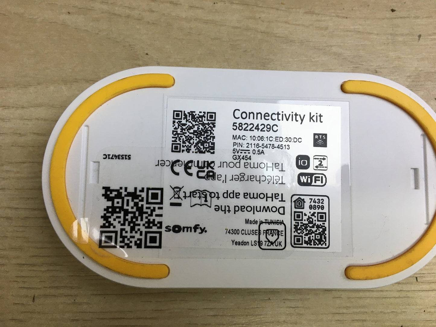 Somfy 1870755 TaHoma mini Connectivity Kit Steuerzentrale, I33236