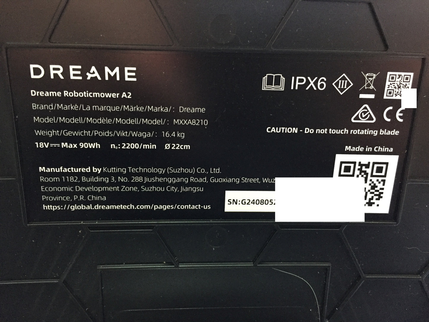 Dreame Roboticmower A2 robotic lawnmower MXXA8210