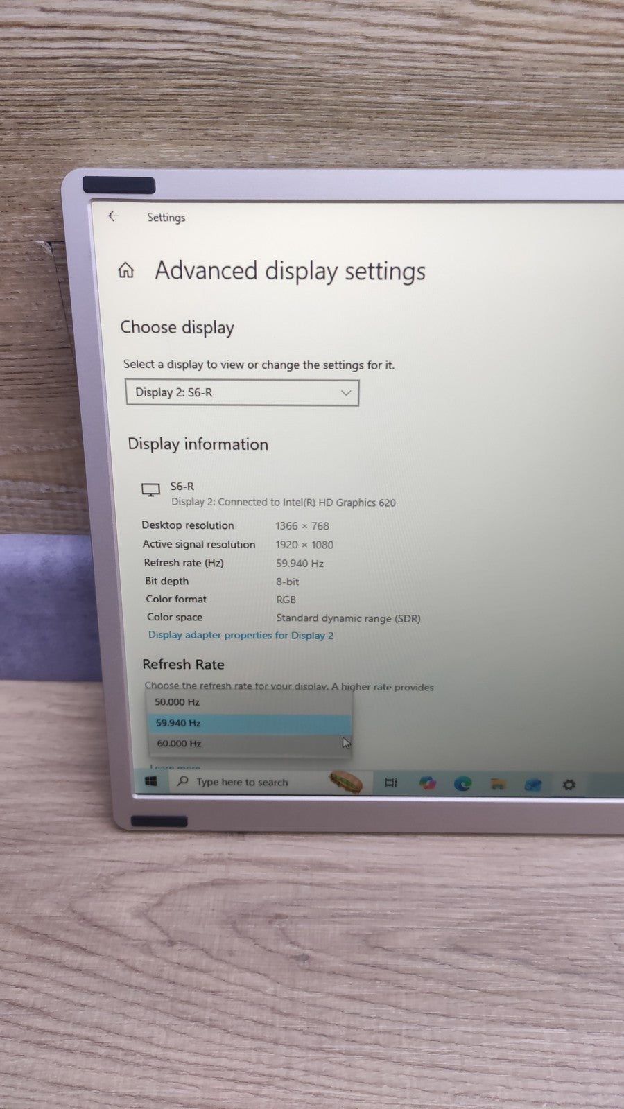 Kwumsy S6 Tragbarer Monitor Erweiterung für Laptop 15,6 1920x1080 HDMI USB-C