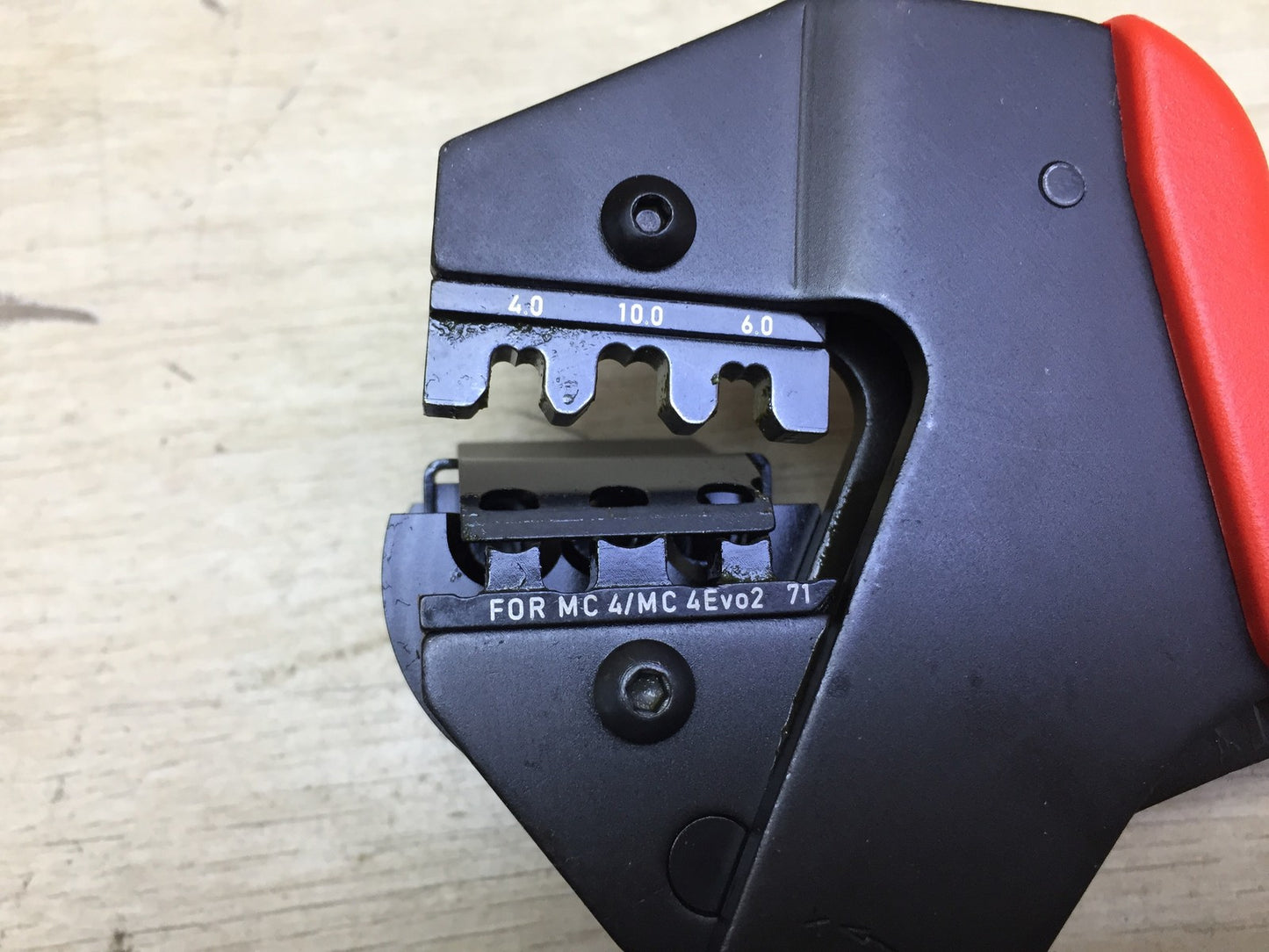 KNIPEX 97 43 66 EVO Crimp-Systemzange, AWG 12-8, 4,0-10,0 mm², I33397