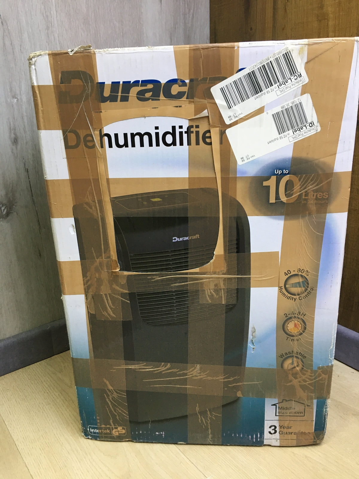 Duracraft DD-TEC10NE Luftentfeuchter bis 10L pro Tag, I31296