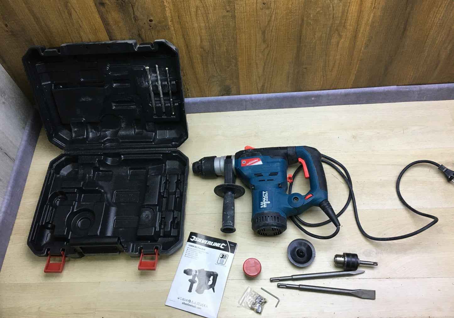 Silverline 268819 Silverstorm SDS hammer drill, 1500 W, I31220