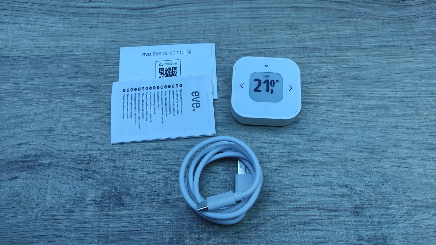Eve Thermo Control (Matter) temperature sensor and controller 20ECK9901, I32549