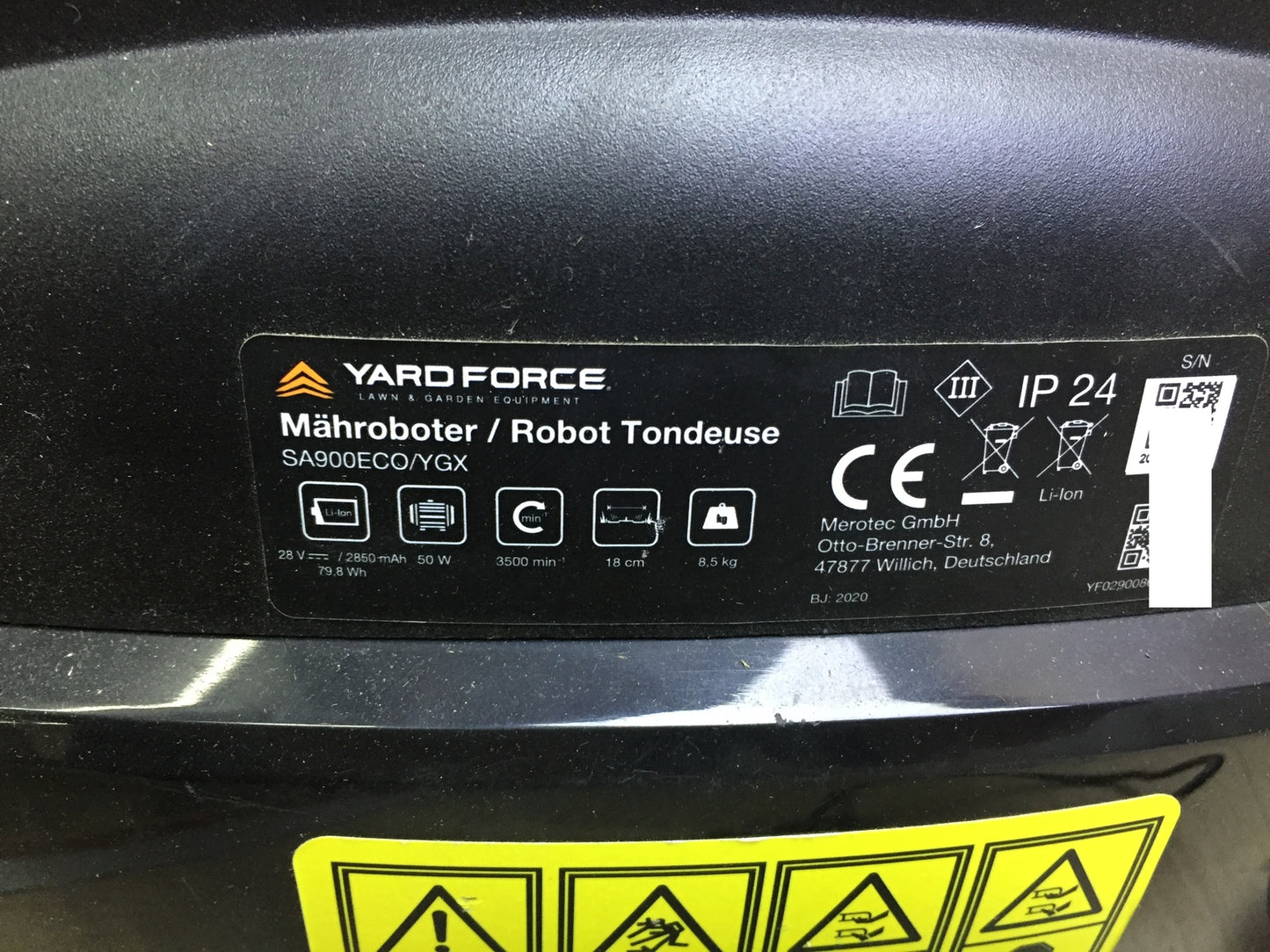 Yard Force Mähroboter SA900ECO, I31583