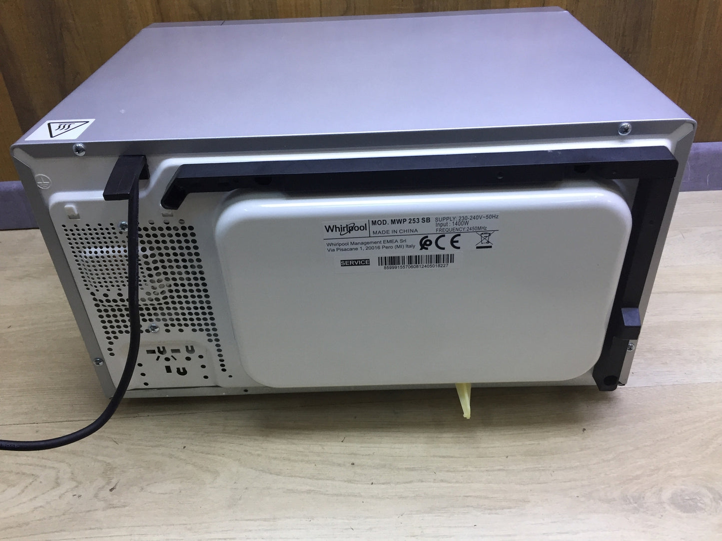 Whirlpool MWP 253 SB Mikrowelle, Schwarz, I30877