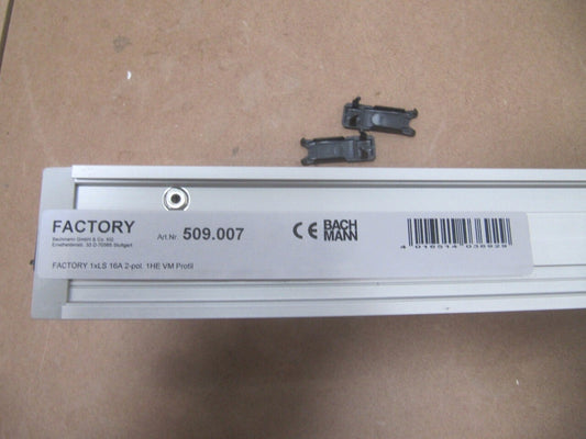 Bachmann 509.007 FACTORY Schutzschalter 16A 2-polig, I12023