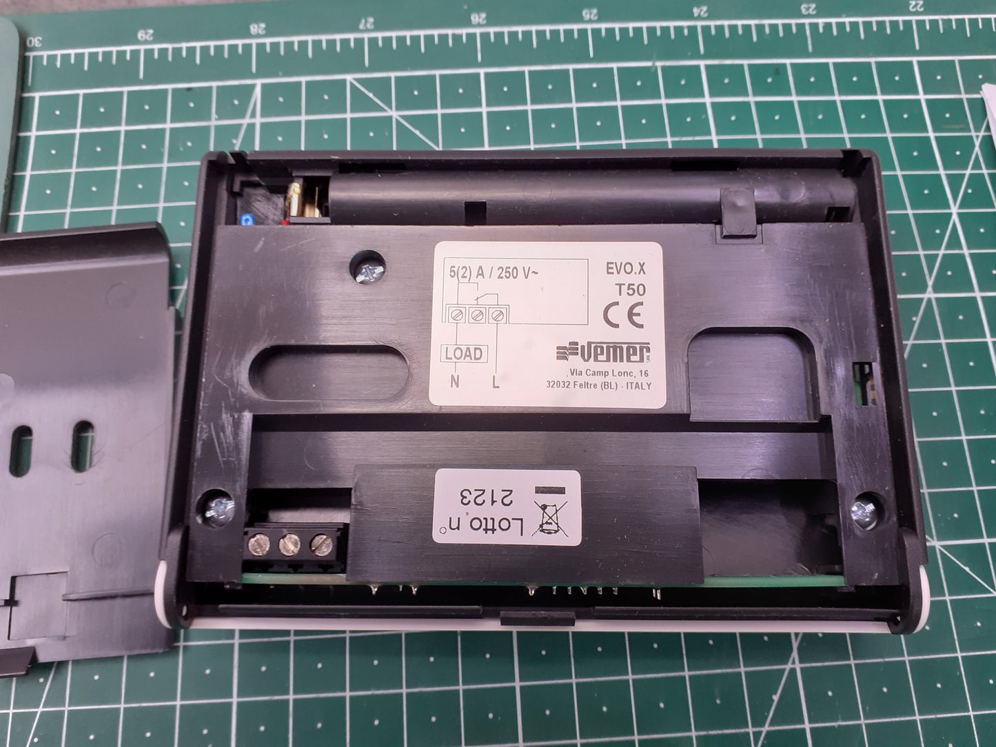 Vemer VN118600 Chronothermostat EVO.X weiß mit Wochenprogramm, I16956