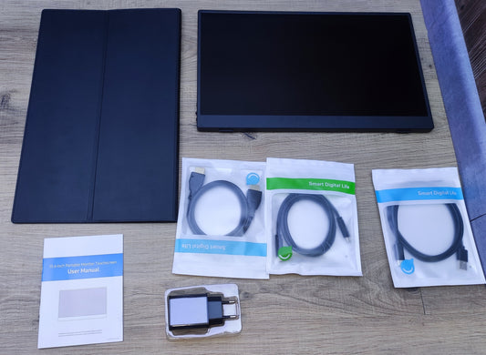 Uperfect Tragbarer Touch Monitor 15,6" FHD 1920x1080 IPS USB-C HDMI Lautsprecher