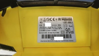 Kärcher Hochdruckreiniger K 3 (1.601-888.0)