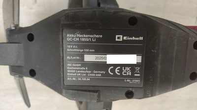 Einhell Akku-Heckenschere GE-CH 1855/1 Li SOLO, 55 cm Schnittlänge